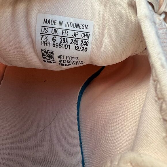 Adidas Swift Run X Pink White Running Shoes FY2136 Women's US Size 7.5 - Picture 5 of 6